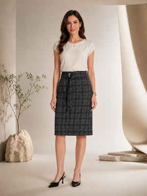 #BlackGreyBluePlaid