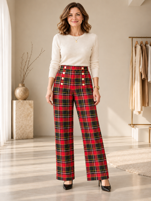 #BlackGoldPlaid