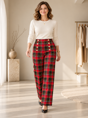 #BlackGoldPlaid