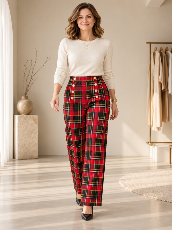 #BlackGoldPlaid