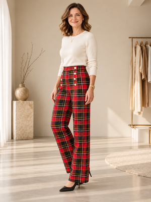 #BlackGoldPlaid