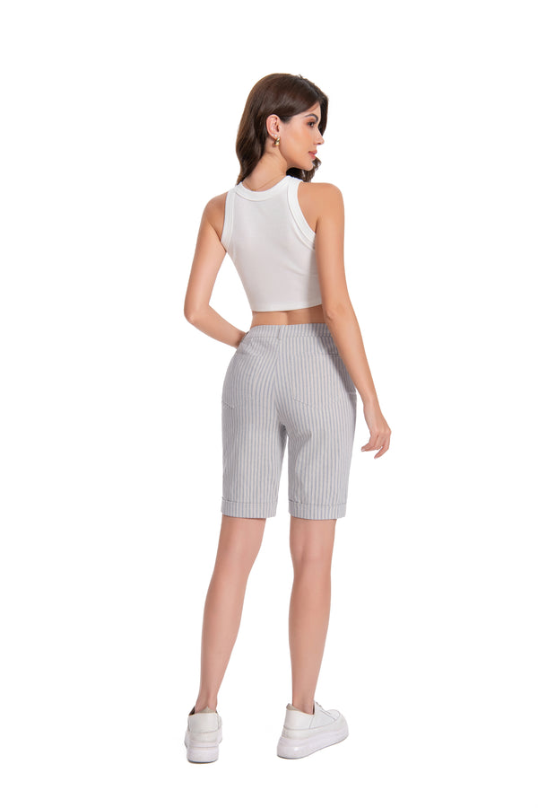 #GreyWhiteWideStripe