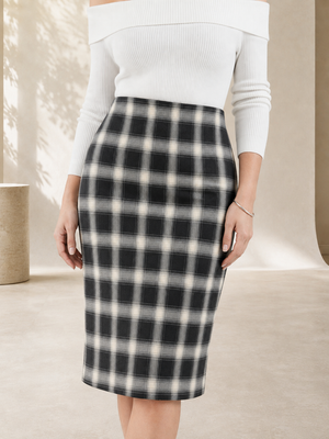 #GreyCremePlaid